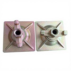 Accesorios de Construcción: Placa Base de Andamio Metálica Duradera, Piezas de Fundición de Precisión - Product Image 1