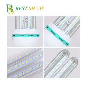 Quảng Châu Led Lotus Tiết Kiệm Năng Lượng U Shape Led Bulb Huỳnh Quang Ngô Ánh Sáng E27 E40 B22 2U 3U 4U Led Xoắn Ốc Đèn - Product Image 5