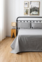 Erdungs-Bettlaken für Doppelbett, Erdungsmatte zum Schlafen, Erdungs-Laken als Schlafhilfe, Erd- und Antistatik-Flachbettlaken