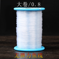 Fil de pêche non élastique transparent en cristal, cordon pour la confection de bijoux en nylon, la couture de soie, les accessoires de bricolage