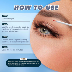 Sérum de <span class=keywords><strong>repousse</strong></span> des cils à la niacinamide OEM, absorption rapide, nourrissant, adapté aux yeux sensibles - Product Image 4