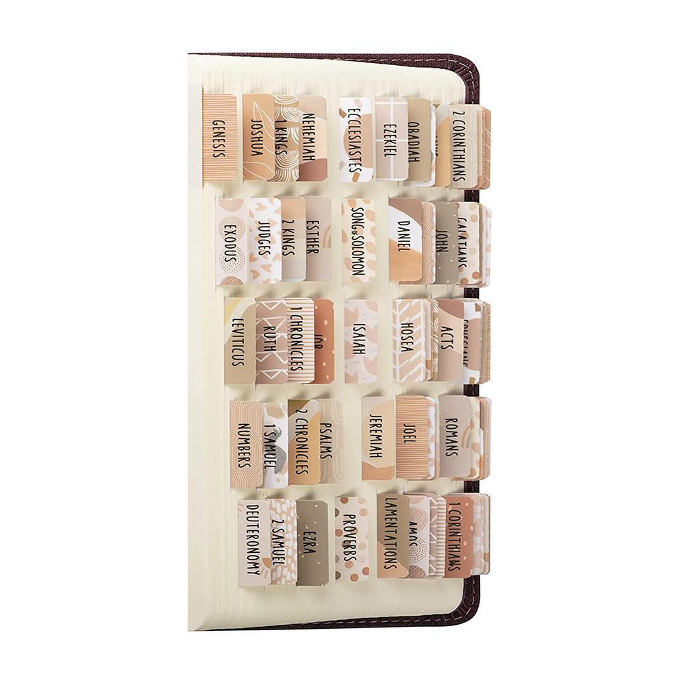 Ламинированные языки-индексы для Библии, Липкие заметки, записываемые этикетки, яркие закладки для страниц, яркие языки для записей в Библии