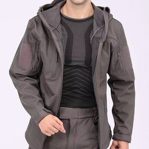 Chaqueta Deportiva OEM/ODM con Cierre, Estampado a Cuadros, Resistente al Viento, Cuello Alto, para Gimnasio, Senderismo, Montaña, Motociclismo - Product Image 4