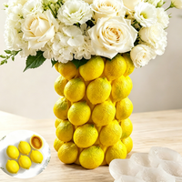 Moule en silicone citron pour chocolat, plâtre, savon, qualité alimentaire, réutilisable, pour savon artisanal, chocolat, pâtisserie
