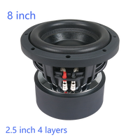 2025 nouveau modèle de voiture Subwoofer 8 pouces taille disponible voiture Subwoofers fabricant chinois haut-parleur de basse