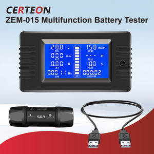Hochpräziser <span class=keywords><strong>USB</strong></span> Batterietester 50A DC LCD Anzeige Kapazitätsmesser für Lithium und Bleiakkus - Product Image 3