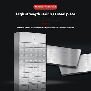 <span class=keywords><strong>Armoire</strong></span> à <span class=keywords><strong>pharmacie</strong></span> traditionnelle chinoise économique en acier inoxydable Armoires d'hôpital de clinique de <span class=keywords><strong>pharmacie</strong></span> en fer épaissi à plusieurs seaux - Product Image 5