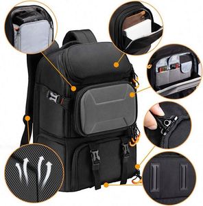 Sac à dos pour appareil photo, grand sac pour appareil photo avec compartiment pour ordinateur portable, support pour trépied, housse imperméable, photographie en plein air - Product Image 5