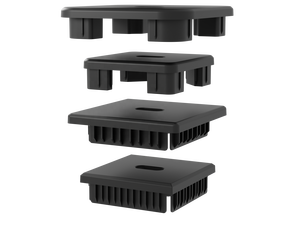 Lumière solaire moderne de jardin de la place LED imperméable IP65 multi-base poteau extérieur avec la puissance de batterie pour des portes et des clôtures - Product Image 4
