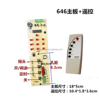 Kit de carte de contrôle de ventilateur sur pied, carte de circuit imprimé PCB, ventilateur électrique à distance, assemblage de carte de circuit imprimé PCBA, fabricant en Chine
