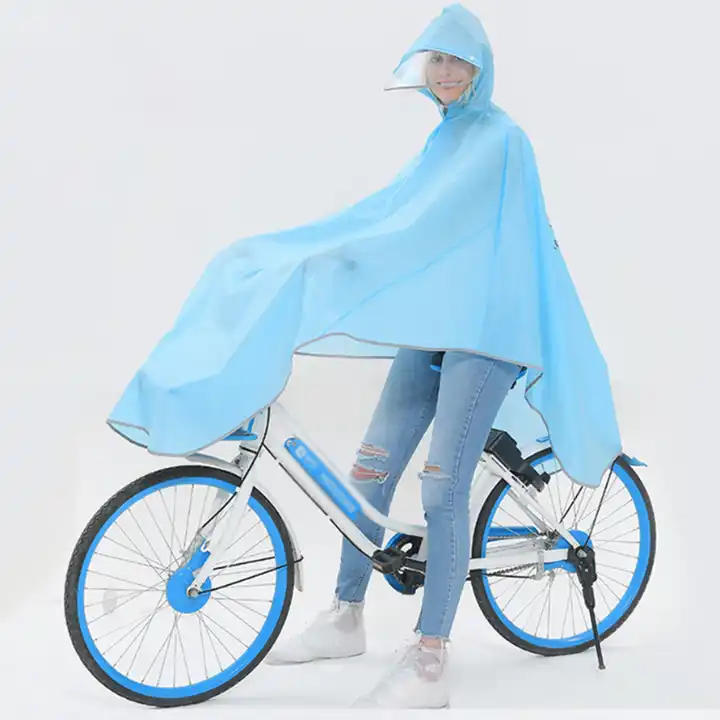 Windproof Waterproof Cover Raincoat Coat Poncho for Bike Bicycle