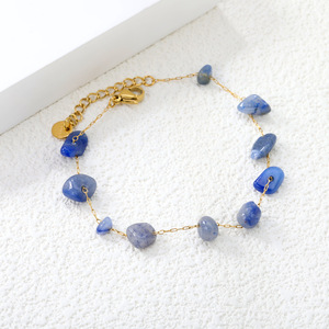 Colorful Stone <b>Bracelet</b> For Women Irregular Geometric Zinc Alloy Jewelry Fashion <b>Beaded</b> <b>Bracelets</b> - Product Image 4