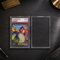 Étui de protection antichoc et anti-rayures en plastique transparent personnalisé pour cartes gradées P/SA BGS, pour cartes TCG et sportives, vente en gros