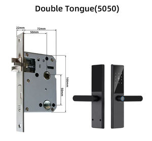 कस्टम थोक बहुमुखी वाईफाई रिमोट फिंगरप्रिंट अनलॉक लॉक उन्नत स्मार्ट डोर हैंडल लॉक उन्नत स्मार्ट डोर हैंडल लॉक - Product Image 6