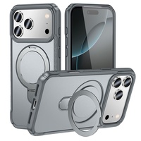 Étui de téléphone magnétique avec béquille et chargement sans fil pour iPhone 18 17 16 15 Pro Max, accessoires de téléphone PC pour iPhone 14 13 12
