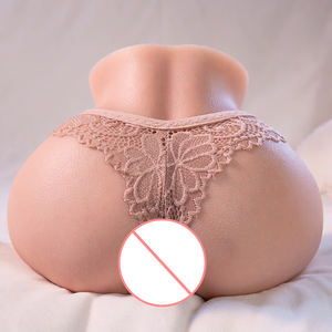 Реалистичная силиконовая форма для мастурбации (имитация влагалища и ягодиц) для мужчин - натуральный оттенок кожи, 100% водонепроницаемая, экологически чистая, цельная конструкция - Product Image 2