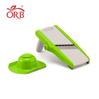 Mandoline à légumes multifonctionnelle en acier inoxydable à lames réglables manuellement pour usage quotidien – Vente en gros