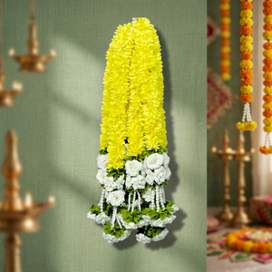 Artificial Flower <b>Garland</b> with <b>Rose</b> Pearl AFF-<b>Garland</b>-8.3 Price Rs.1200/10pcs - Product Image 3
