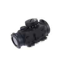 LAMBUL – Lunette optique tactique compacte 1X22, viseur point rouge, montage discret pour la chasse avec capuchon de protection et luminosité réglable