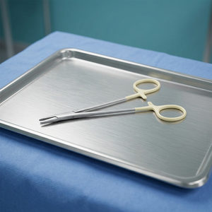 Porte-aiguille Bozemann pour hémostase avec mâchoires texturées, instrument manuel de classe I certifié CE - Product Image 2