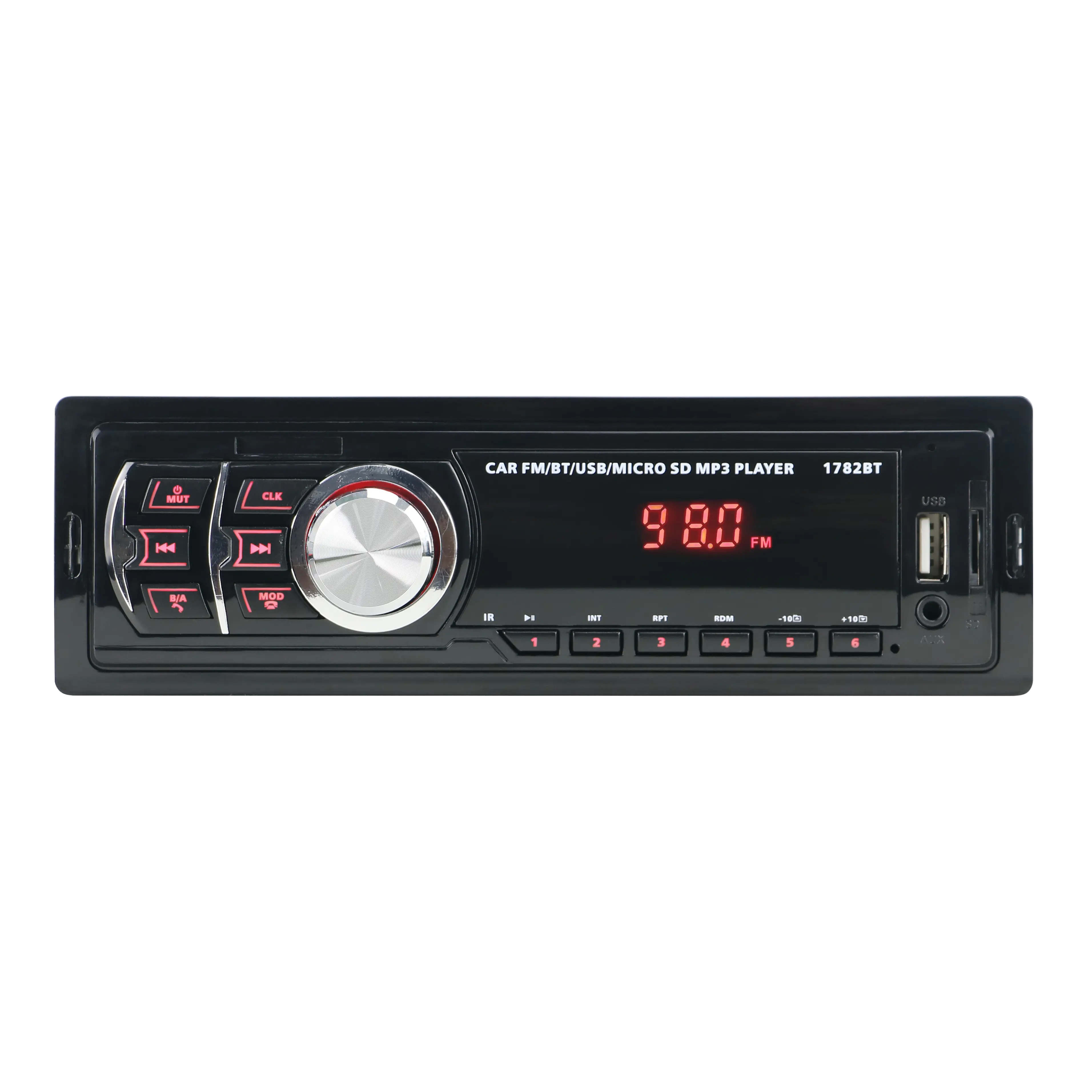 Pemutar MP3 Stereo Mobil Universal 1din dengan BT FM Radio untuk Sistem Audio Dasbor Mobil