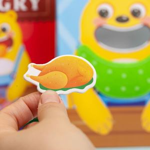 Juego de simulación para preescolares: Recursos de aprendizaje, actividades de comida, juguete de madera para alimentar a los niños pequeños - Product Image 5