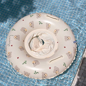 TANYOZHE Bouée de natation pour bébé avec motif d'ours, siège épaissi pour enfants de 1 à 5 ans, utilisation en piscine - Product Image 3
