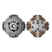 Kit d'embrayage à cannelures 15,5" x 2,00"-10 108925-25 pour camions poids lourds routiers et utilitaires avec configuration d'embrayage à traction de 15,5 pouces