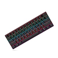 Clavier mécanique TY-6805 à 61 touches avec éclairage RVB pour PC/Mac, clavier filaire