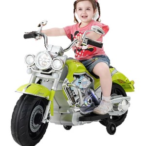 Motocicleta eléctrica de juguete para niños, de dos ruedas, recargable, de plástico. - Product Image 5