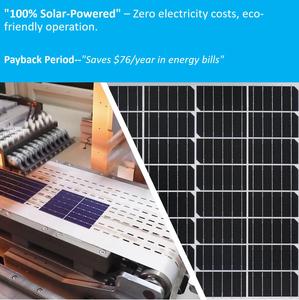 40W BLDC Năng Lượng Mặt Trời Powered Kim Loại Công Nghiệp Trên Mái Nhà Quạt Thông Gió Động Cơ Không Năng Lượng Mái Thông Gió Điều Khiển Thông Minh Cho Hộ Gia Đình Sử Dụng - Product Image 5