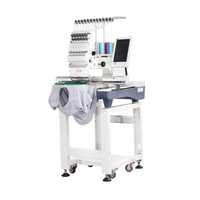 Machine à broder 1 tête pour vêtements T-shirt, machine à broder numérique 1 tête avec contrôleur Dahao