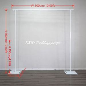 Adjustable Metal Wedding <b>Backdrop</b> <b>Stand</b> with Pipe and Drape Uprights-Heavy Duty for Weddings Thanksgiving & Christmas - Product Image 2
