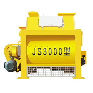 Mesin Pengaduk Semen Kapasitas Besar Berkualitas Tinggi China CE, Mesin Pengaduk Paksa Poros Ganda JS1500 JS2000 JS3000, Mixer Beton - Product Image 4