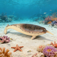 Modèles de vie marine simulée pour enfants en caoutchouc souple : narval, mégalodon, orca, requin baleine, phoque bleu, jouets décoratifs