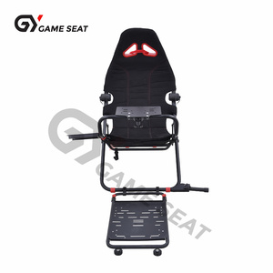 GY018-2 tự làm Sim đua thiết lập Giàn Khoan buồng lái với ghế lái mô phỏng tay lái và sang số ghế đua cho PXN - Product Image 3