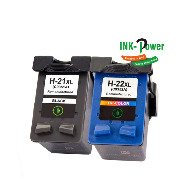 21 22 21XL 22XL Color Inkjet Cartucho Ink Cartridge for HP21 HP22 HP Deskjet D1460 D1520 D1420 D1560 D1415 F4180 Printer