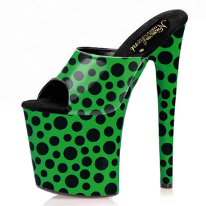 <span class=keywords><strong>Sandalias</strong></span> de Tacón Alto de 20 cm con Punta Abierta y Tacón de Aguja, Estilo Veraniego, para Bailar en Tubo - Product Image 6