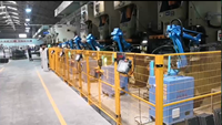 Bras de robot de découpe à 6 axes |   Composants essentiels du moteur PLC, manipulateur d'estampage automatique haute puissance 3-4 kW pour l'automatisation industrielle