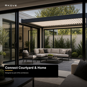 มอเตอร์ไฟฟ้าสำหรับหลังคาเพอร์โกลาอะลูมิเนียมแบบปรับได้ รุ่น RKOVE RK-C2 C Series สำหรับลานบ้านและห้องนั่งเล่นกลางแจ้ง - Product Image 5