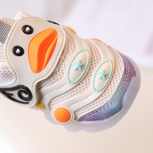 Chaussures pour bébés garçons et filles, respirantes en maille, avec lumières, pour nouveau-nés, de 1 à 3 ans, chaussures pour bébés avec lumières - Product Image 4