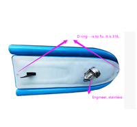 Jet ski électrique gonflable pour 1 à 2 passagers, jet ski gonflable en PVC personnalisé pour parc aquatique