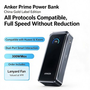Anker A110A พาวเวอร์แบงค์ชาร์จเร็วสูงสุด 300W ความจุสูง 26250mAh แบตเตอรี่สำรองแบบพกพา ช่องจ่ายไฟ 2C1A - Product Image 3