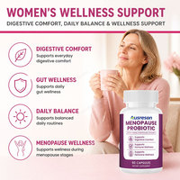 Capsules OEM pour le soulagement de la ménopause, soutien digestif intestinal pour femmes, produits de complément alimentaire, capsules probiotiques pour la ménopause chez la femme