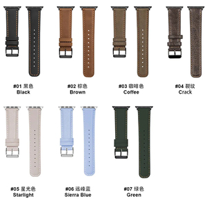 <span class=keywords><strong>Cinturino</strong></span> Vintage di lusso in vera pelle <span class=keywords><strong>cinturino</strong></span> in pelle di ricambio per orologio <span class=keywords><strong>Apple</strong></span> <span class=keywords><strong>Watch</strong></span> serie 1/2/3/4/5/6/7/8/9/<span class=keywords><strong>ultra</strong></span> - Product Image 5