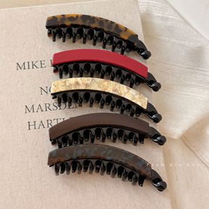 SAIYII Pinces à cheveux de haute qualité, style rétro années <span class=keywords><strong>80</strong></span>, durables, sans plis, pour queues de cheval et chignons, pinces banane en acétate pour femmes - Product Image 6