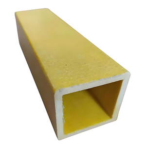 Perfil de Tubo Cuadrado Pultruido de Fibra de Vidrio FRP - Resistente al Fuego y a la Corrosión, Servicio de Corte Disponible - Product Image 4