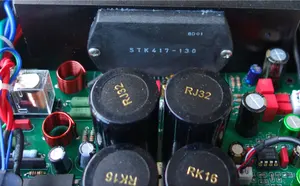 BRZHIFI класса AB Новый Sanyo толстая пленка STK417 150 Вт * 2 Аудиофильский усилитель мощности Hifi аудио усилитель домашний кинотеатр стерео усилитель