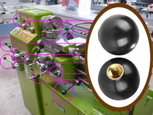 Tay Cầm Tròn Bằng Nhựa Chất Lượng Cao Tay Cầm Tròn Tay Cầm Tròn Bakelite Tay Cầm Bóng Máy Núm Vặn - Product Image 6