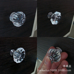 B Acrylic Cabinet <b>Knob</b> <b>Crystal</b> Round Handle Minimalist Design Drawer Furniture Handle - Product Image 4